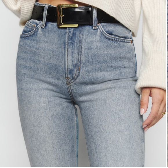 Reformation Peyton Straight Leg Denim - Picture 4 of 4